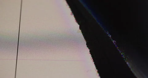Breakdown screen glitch effect black glass zone Stock Footage 294479920