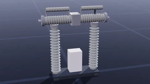 Breaker grid 3d loop 3D animation seamless loop Видео 341779806