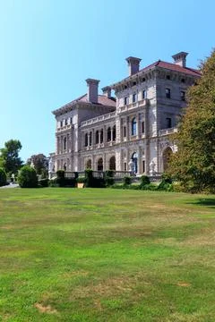 The Breakers The Breakers, palatial mansion of Cornelius Vanderbilt and ch... Stock Photos