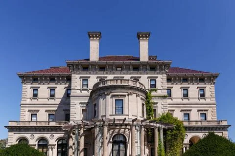 The Breakers The Breakers, palatial mansion of Cornelius Vanderbilt and ch... Stock Photos