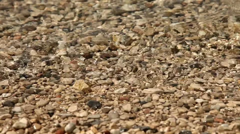 Breakers at lake Stock Footage 24580418