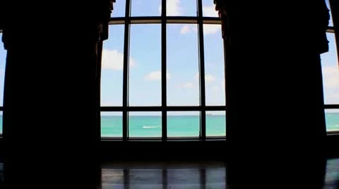 Breakers of Palm Beach Florida Ocean View Stock Footage 8986249