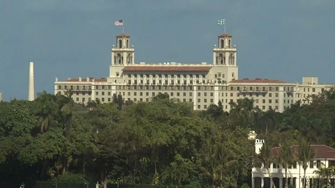 The Breakers-Palm Beach Florida-static shot-famous landmark-historic hotel Stock Footage 115091982
