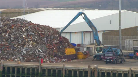 Breaker's Yard Stock Footage 23891248