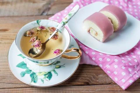Breakfast afternoon tea Stock-Fotos