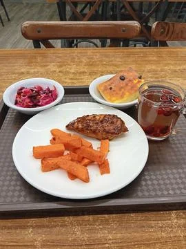 Breakfast in Almaty Stock Photos