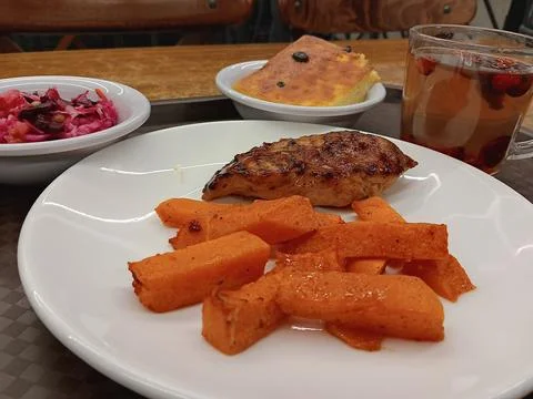 Breakfast in Almaty Stock Photos