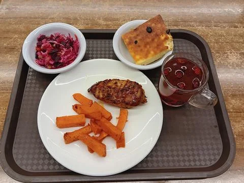 Breakfast in Almaty Foto stock