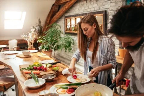 Breakfast is almost ready Stock Photos