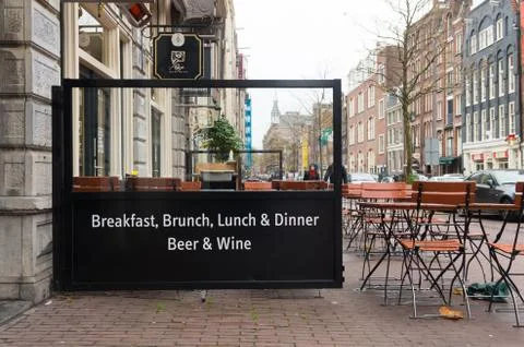 Breakfast in amsterdam Stock Photos