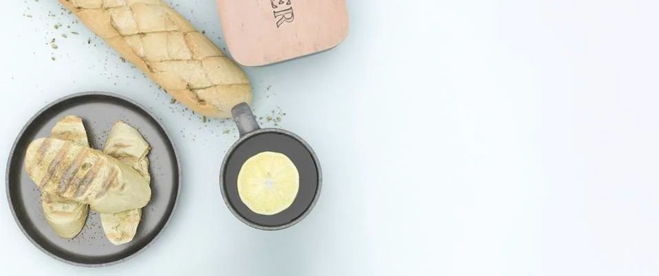 Breakfast and accessories Stock Illustration