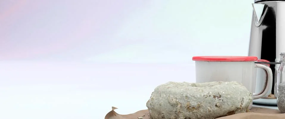 Breakfast and accessories Stock Illustration