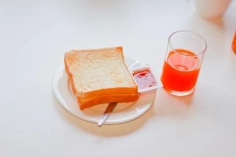 Breakfast with bacon, fried egg Stock Photos