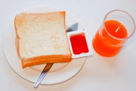 Breakfast with bacon, fried egg Stock Photos