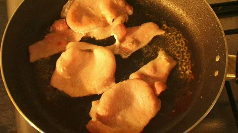 Breakfast bacon3 1080p Video stock 508022