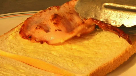 Breakfast bacon5 1080p Stock Footage 508052