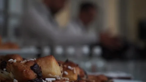 BREAKFAST BAR AT 50 FPS Vídeos de archivo 102543283