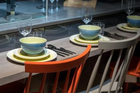 Breakfast Bar 스톡 사진