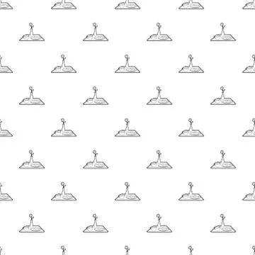 Breakfast in bed pattern vector seamless Stock Illustration