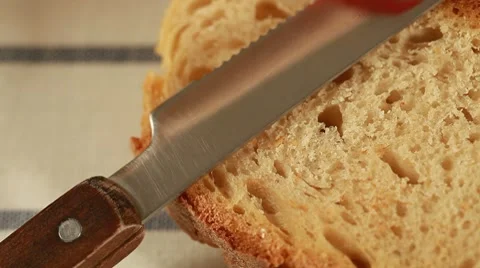 Breakfast with bread Stock Footage 10686133