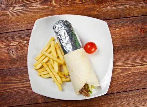 Breakfast burritos Stock Photos