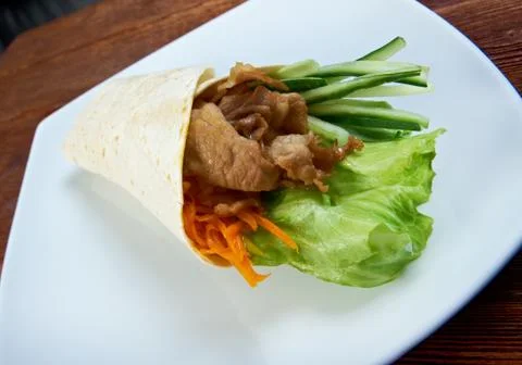 Breakfast burritos Stockfoto's