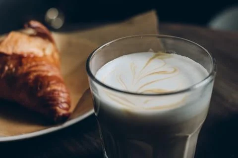 Breakfast in the cafe Foto stock