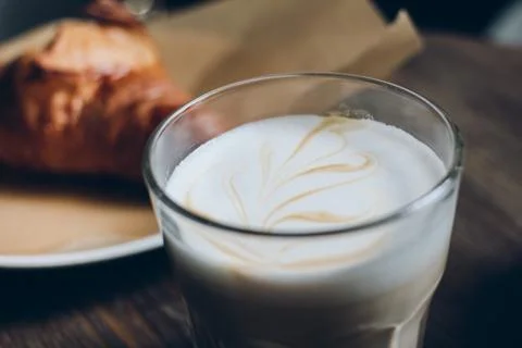 Breakfast in the cafe Foto stock