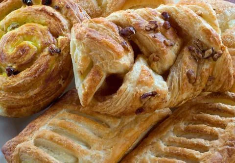 Breakfast cakes Stock Photos