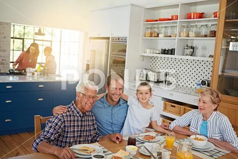 Breakfast can help strengthen family communication. a multi ...