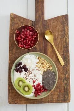 Breakfast chia Stock Photos