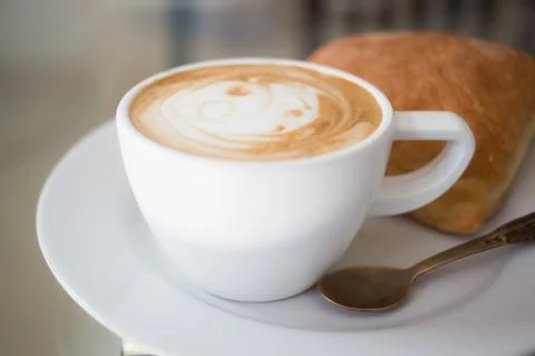 Breakfast with coffee Stock Photos