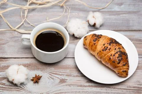 Breakfast of coffee Stock Photos