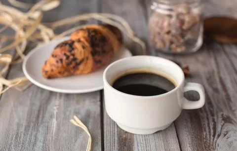 Breakfast of coffee Stock Photos
