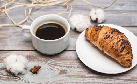 Breakfast of coffee Stock Photos