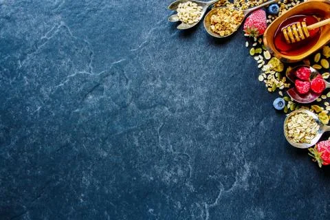 Breakfast concept on table Foto stock