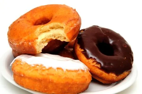Breakfast doughnut Stock Photos
