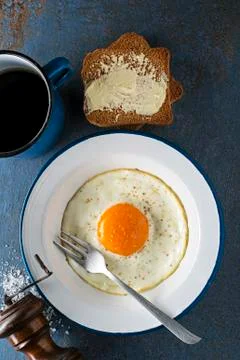 Breakfast with egg Stock Photos