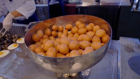 Breakfast eggs Video stock 75154084