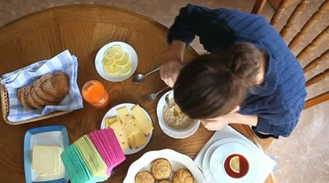 Breakfast Stock Footage 8961325