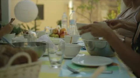 Breakfast Stock Footage 10799437