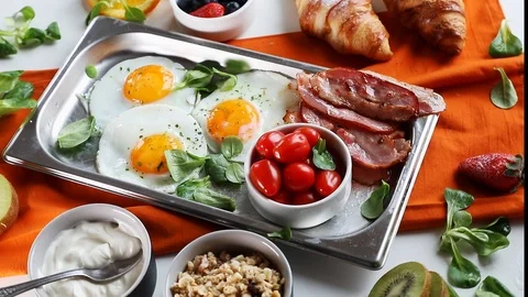 Breakfast Stock Footage 106236524