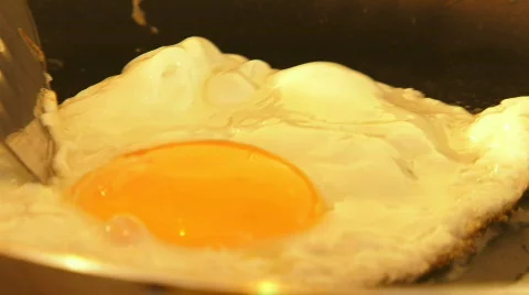 Breakfast friedegg3 1080p Video stock 507621