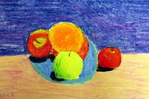 Breakfast Fruit Stock Illustration