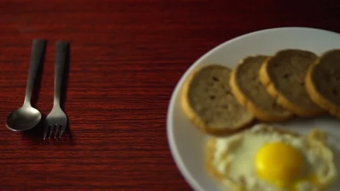 Breakfast is getting served Stock Footage 162076945