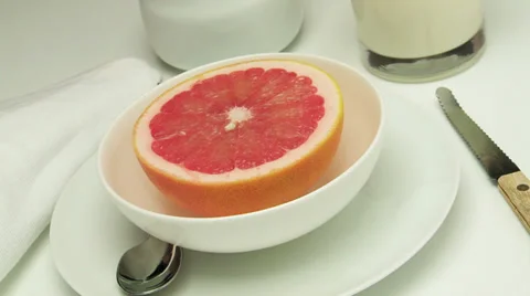 Breakfast grapefruit turns Vidéo 29239378