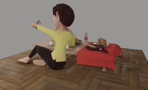Breakfast Gudetama Stock Footage 232912886