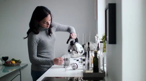 Breakfast at home Video stock 53087314