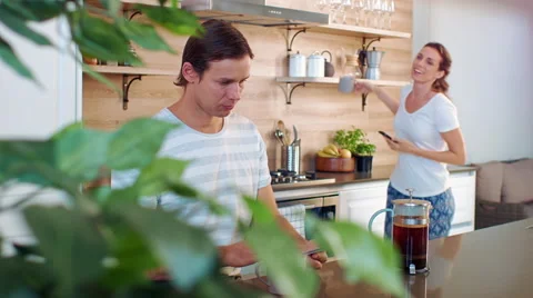 Breakfast at home Stock Footage 60791851