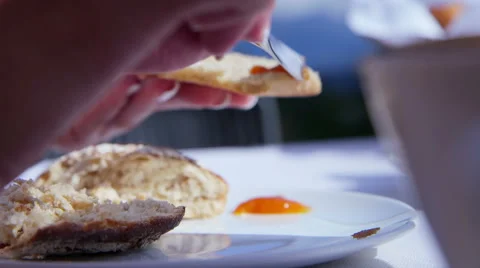 Breakfast hotel Stock Footage 47139758